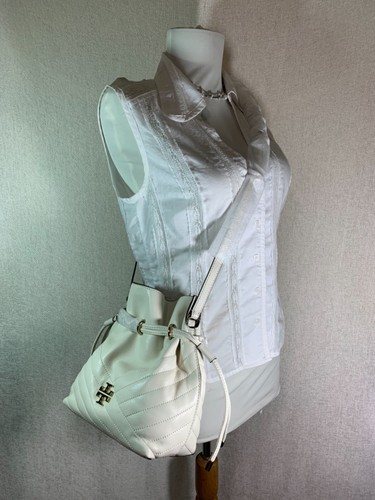 tory burch kira chevron mini bucket bag