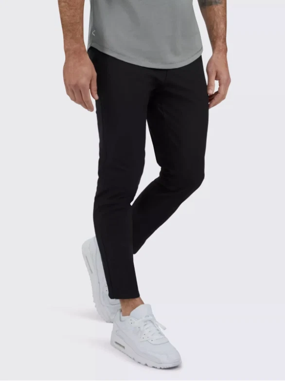 Cuts Clothing Jogger Pants Mens XL Black Versaknit Slim AO Stretch Performance