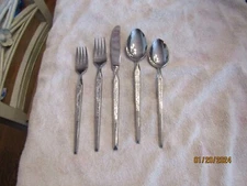 MCM Winthrop W.M. Dalton Silverware/Flatware Stainless 5 Piece Set