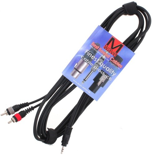 Аудиокабель Mwave MW-1JS-2C 3m 2x Cinch auf 1x 35 Klinke стерео 1890₽