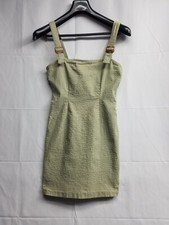 Forever 21 Green Long Sleeve Stretch Sleeveless Dress Women's Size  Medium