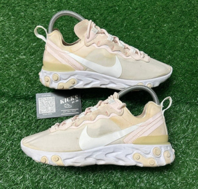 Nike React Element 55 Women s Pale Pink Size 6.5 (BQ2728-600)