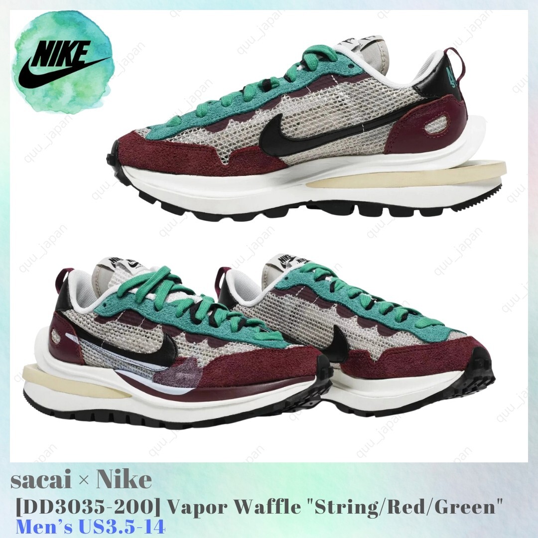supaiku 様 Size 10 - sacai x Nike VaporWaffle SP Villain Red for sale online