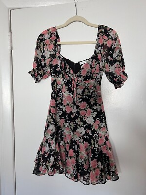 fit and flare floral short dress for women Blush Pink Short Floral Casual Summer Dress Blush Bloom / Medium