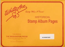 WHITE ACE ALL Blank Pages - Package of 20 Pages