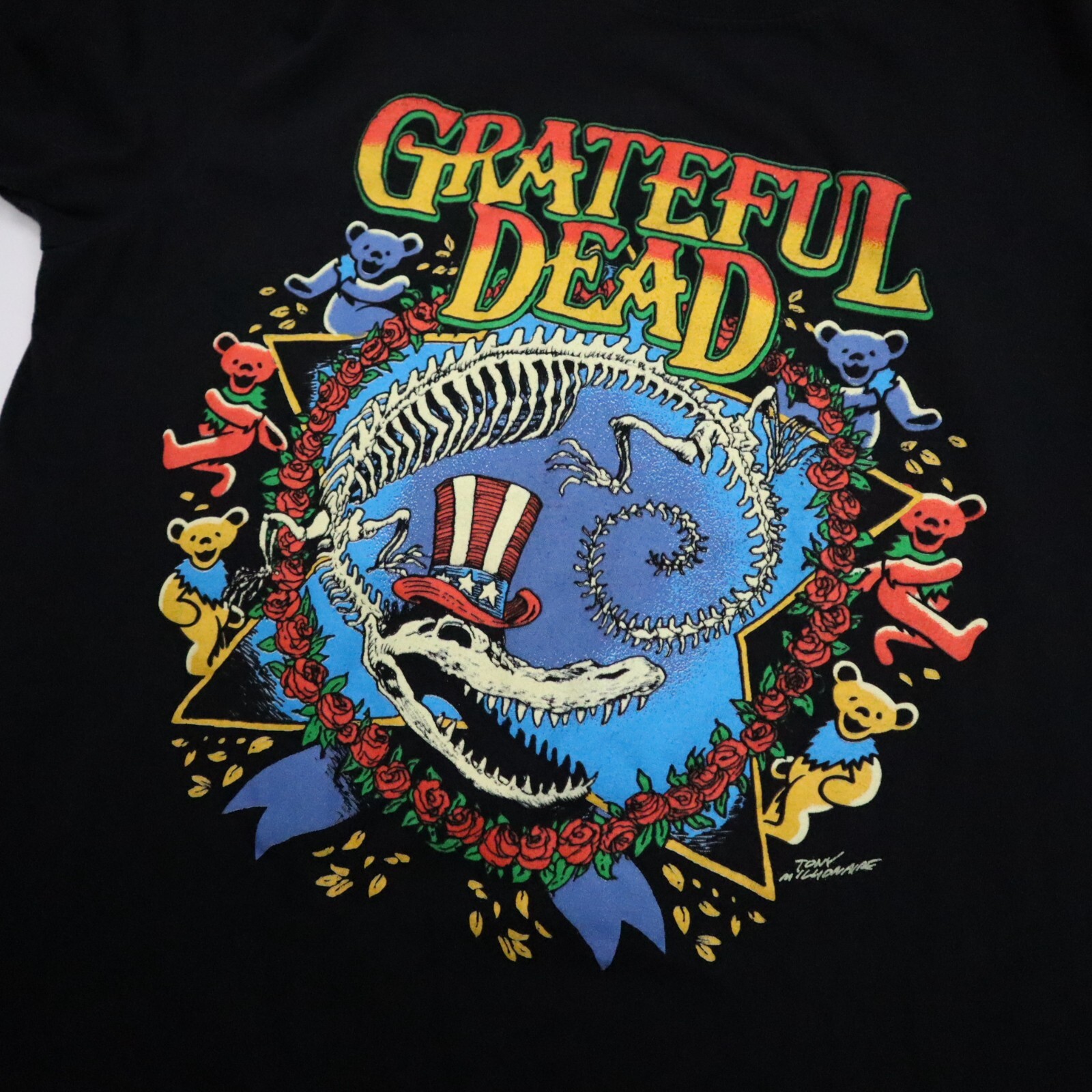 Grateful Dead Dancing Bears Rainbow Alligator T S… - image 6