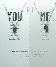 Friendship Broken Heart Best Friend You And Me Necklace Jewelry