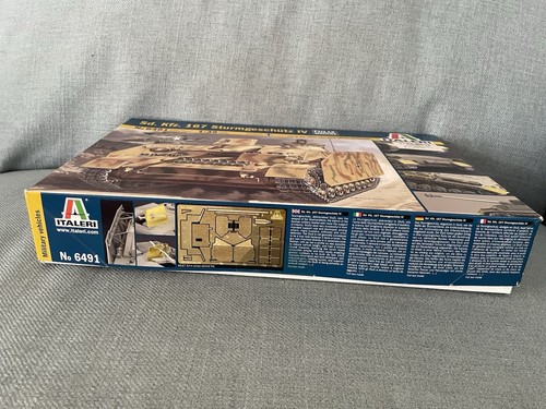 Italeri SD KFZ 167 Sturmgeschutz IV 4 1/35 6491 Model Kit COMPLETE tank WWII - Picture 5 of 13
