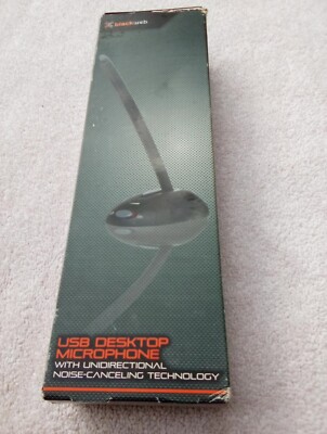 Blackweb BWA18HO01  USB Desktop Computer Microphone for PC or MAC New Old Stock