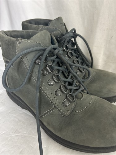 Hotter Rutland GTX Goretex Green Suede Leather Waterproof Womens 5 Hiking Boots - Picture 3 of 16