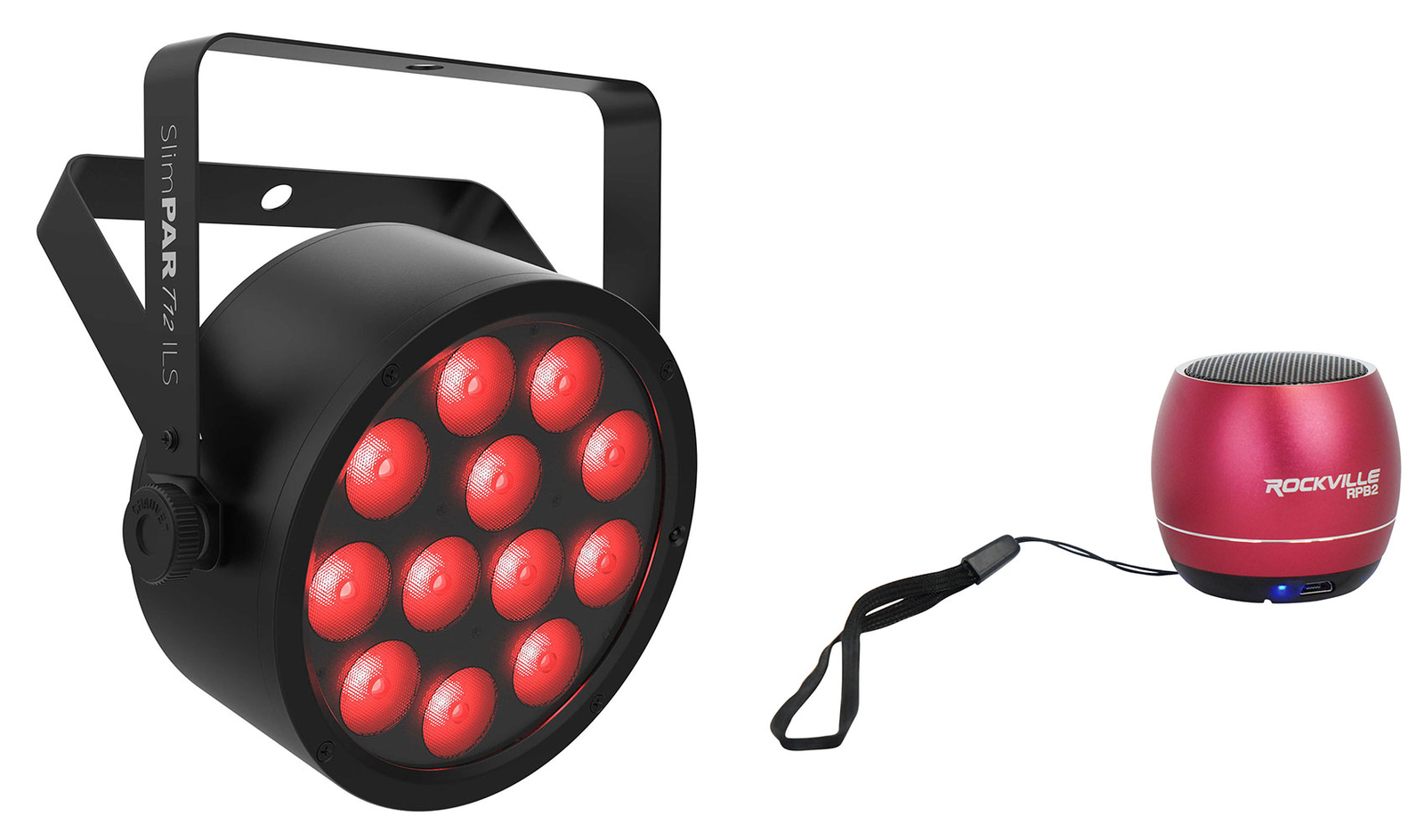 Chauvet DJ SlimPAR T12 ILS RGB LED D-Fi USB DMX Par Wash Light + Bluetooth-динамик