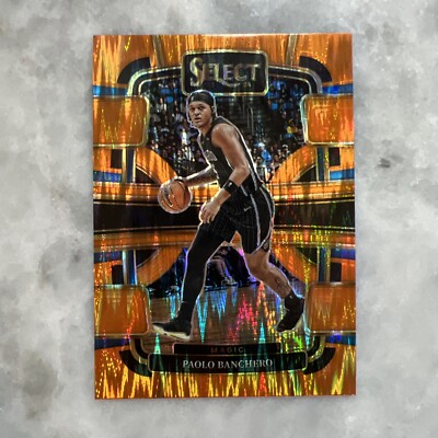 Paolo Banchero 2023-24 Panini Select #31 Orange Flash Prizm