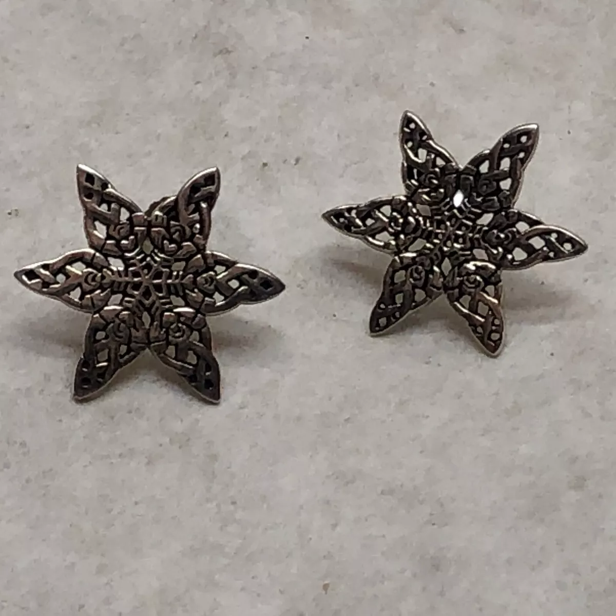 6 point star earrings online