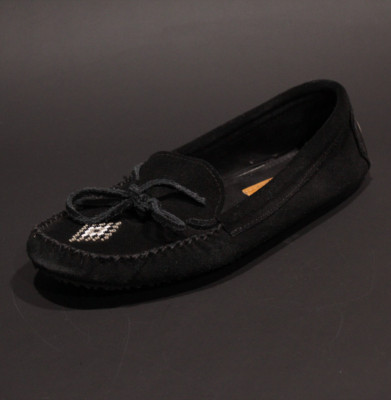 Manitobah Mukluks Slippers size Men s 9 Women s 11 Black Suede Vibram Sole