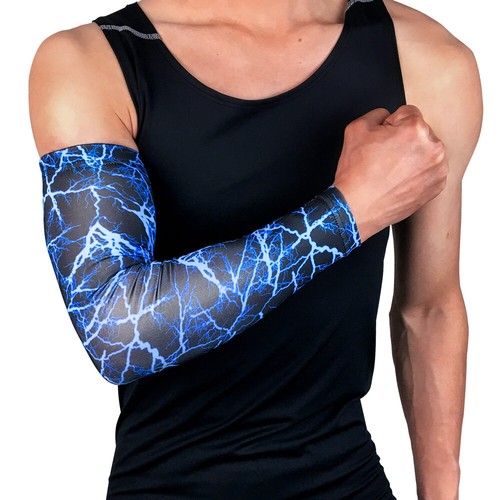 2 PCS Arm Sleeve Sun Protection Support Basketball Running Sport Protective Gear - Picture 3 of 8