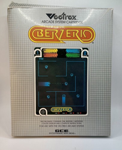 Vectrex Arcade System Game - Berzerk CIB Untested - Picture 2 of 21