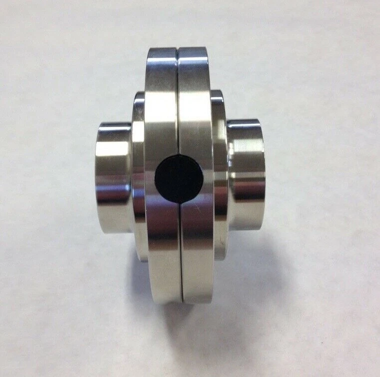 1.5" Butterfly Valve Sanitary T316L Stainless Weld Ends EPDM Seat w/Handle NEW - Image 3 of 4