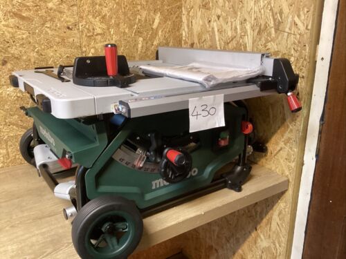 Metabo TS216 240v Table Saw with Integrated Stand 600667000 Space Saving Folding