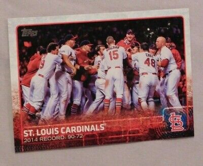 2015 Topps Series 2 #648 St. Louis Cardinals Team Card Baseball Card mint | eBay