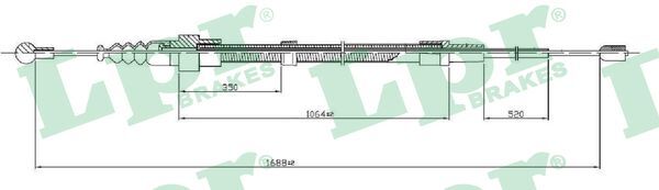 Lpr C0953B Kabel, Handbremse FüR Audi, Seat, Skoda, Vw-image