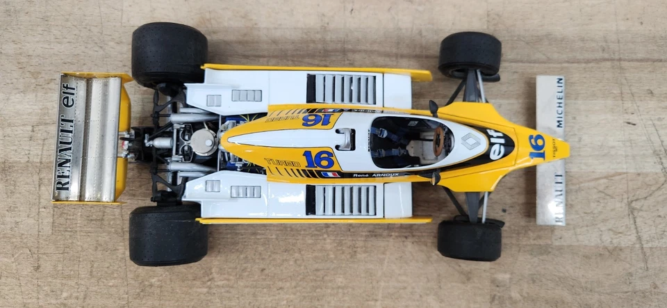 EXOTO 1:18 RENAULT RE-20 TURBO RENE ARNOUX #16 1980 GRAND PRIX FRANCE 97090 RARE - Image 4 of 4