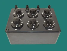 ZX21 Precision Variable Decade Resistor Resistance Box 0.1~99.9999 kΩ Inspect 