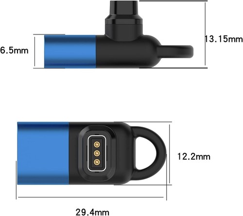 Watch Charger Type-C USB Adapter Charging Cable Converter Compatible - Zdjęcie 11 z 21
