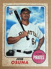 2017 Topps Heritage High Number - Jose Osuna #691 (RC) Pittsburgh Pirates Mint
