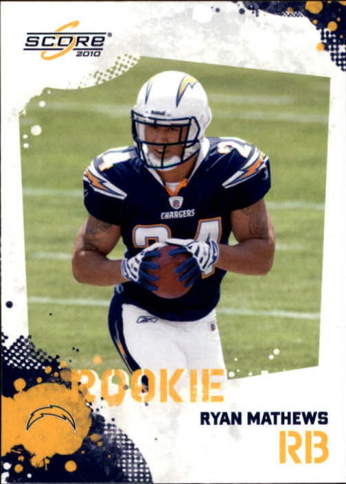 2010 Score #386 Ryan Mathews RC - FB