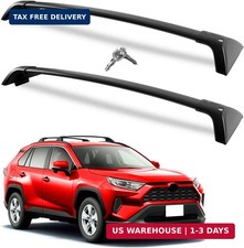 Wonderdriver Lockable Roof Rack Cross Bars 260lbs Compatible with Toyota RAV4 20