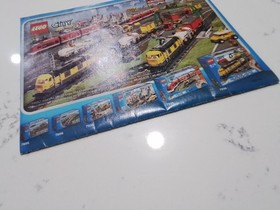 LEGO City Red Cargo Train (3677) instruction Manuals Only