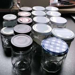 16 x SCHRAUB/MARMELADENGLÄSER AUFBEWAHRUNG BONNE MAMAN SCHWARTAU DARBO 450G LEER