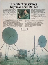 Raytheon AN/TRC-170 Vintage Magazine Ad Military Radio System 1979