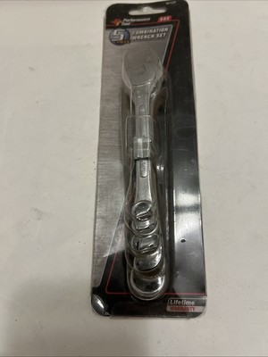 Performance Tool W15P Combination Wrenches 5 Piece 3/8, 7/16, 1/2, 9/16 & 5/8 