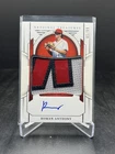 2024 Panini National Treasures Roman Anthony Patch Autograph Auto 61/99 #PMS-RA