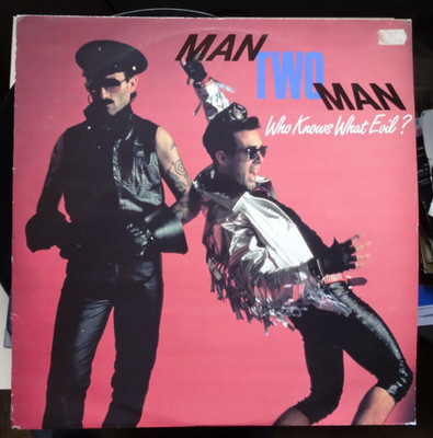 MAN TWO MAN WHO KNOWS WHAT EVIL? 12#SINGLE MARE3 1986 NIGHTMARE RECORDS