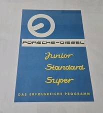 Original Factory Porsche - Diesel junior tractor poster very Rare 