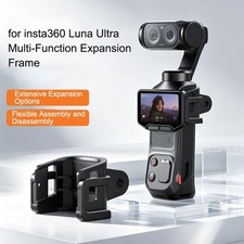 For Insta360 Luna Ultra Multi-Function Expansion Frame Dual Cold Shoe Mount