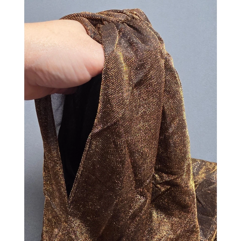 Женское коктейльное платье Jessica London размер 16 металлик золото длина до колена эластичное - Изображение 4 из 4