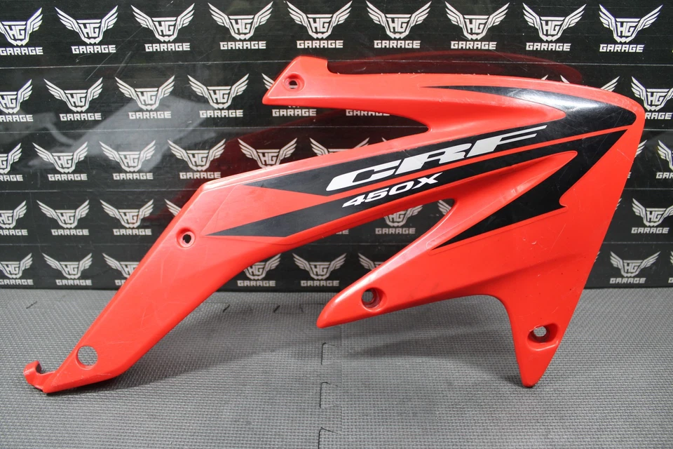 2006 HONDA CRF450X OEM TANK RADIATOR SHROUDS PLASTIC PANELS GRAPHICS ORIGINAL! - Image 3 of 4
