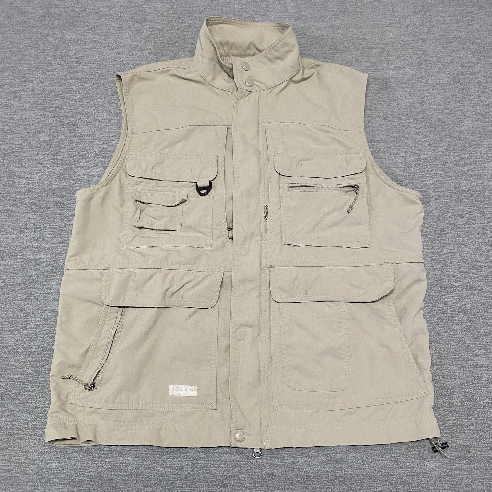 Columbia Vest Mens Large Fishing Camp Beige GRT Omni Dry Utility Hiking Pockets
Opens in a new windo
