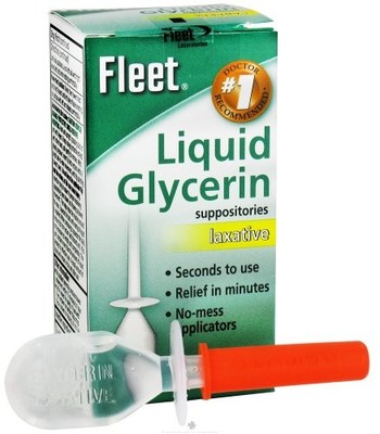 6 Pack Fleet Liquid Glycerin Suppositories 4 Each
