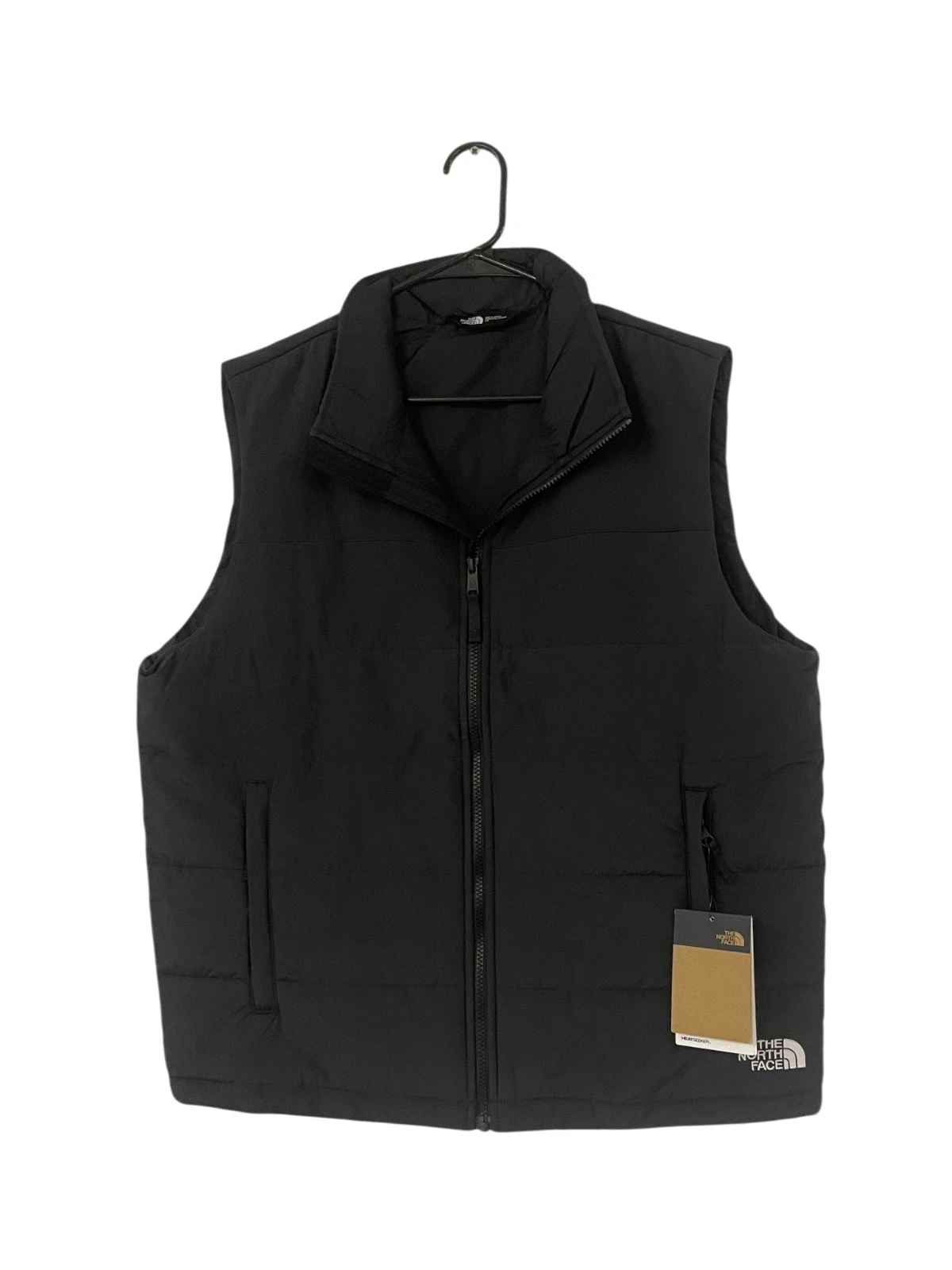 The North Face Mens Everyday Insulated Vest Large Black Puffer Zip Pockets NWT