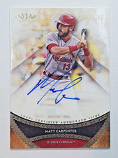 Matt Carpenter 2017 Topps Tier One Autograph 60/100 #PPA-MCA Auto card Cardinals