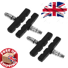 4pcs Bicycle V Brake Pads Bike Shoes Blocks Rubber Rim MTB Road Cycling Friction