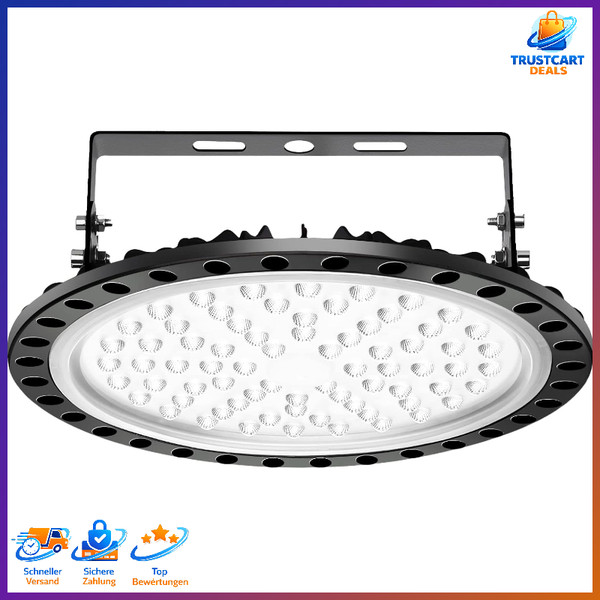 Led Werkstattleuchte 300W High Bay Smd 2835 Kaltweiß 6000-6500K Deckenleuchte-image