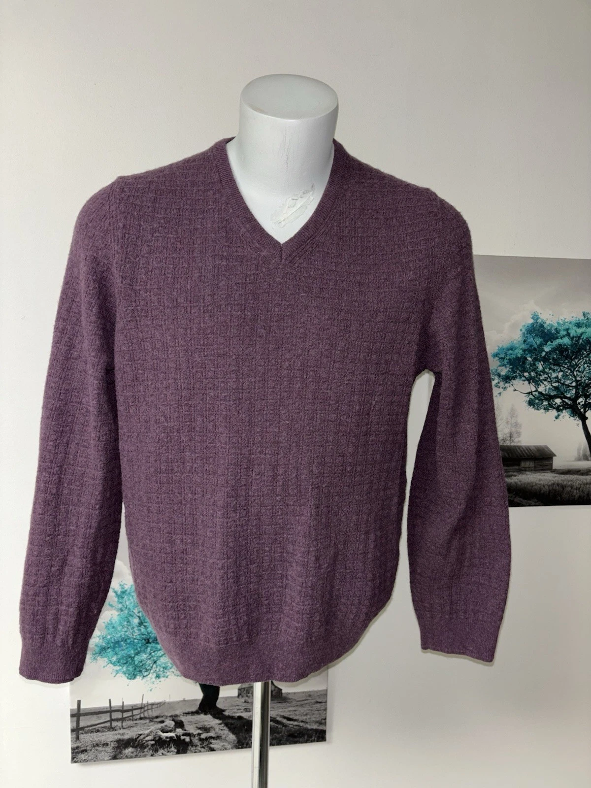 Jos. A. Bank Reserve Wool/cashmere Blendsweater iItalian yarn Xl