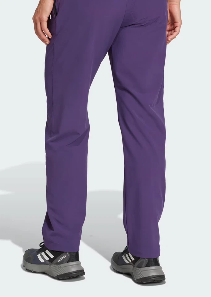Pantalones de senderismo Adidas Terrex Multi Liteflex púrpura para mujer - S - (JM9849) Foto 3 de 4