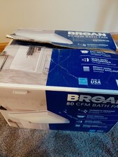 80 CFM - Broan CST80SLW Bathroom Exhaust Fan - Made in USA