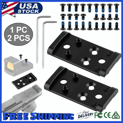 Adapter Plate fit Glock 17 19 22 23 45 MOS Holosun 407K/507K/EPS